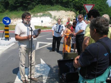 Odprtje prvega rondoja v občini 5